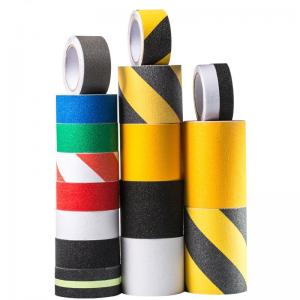 Black Yellow Luminous Reflective Grip anti slip Tape Road Marking Pvc Self Adhesive Wear-resistant Acrylic Safety Tread Custom